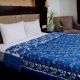 Blue Blossom Cotton Quilt